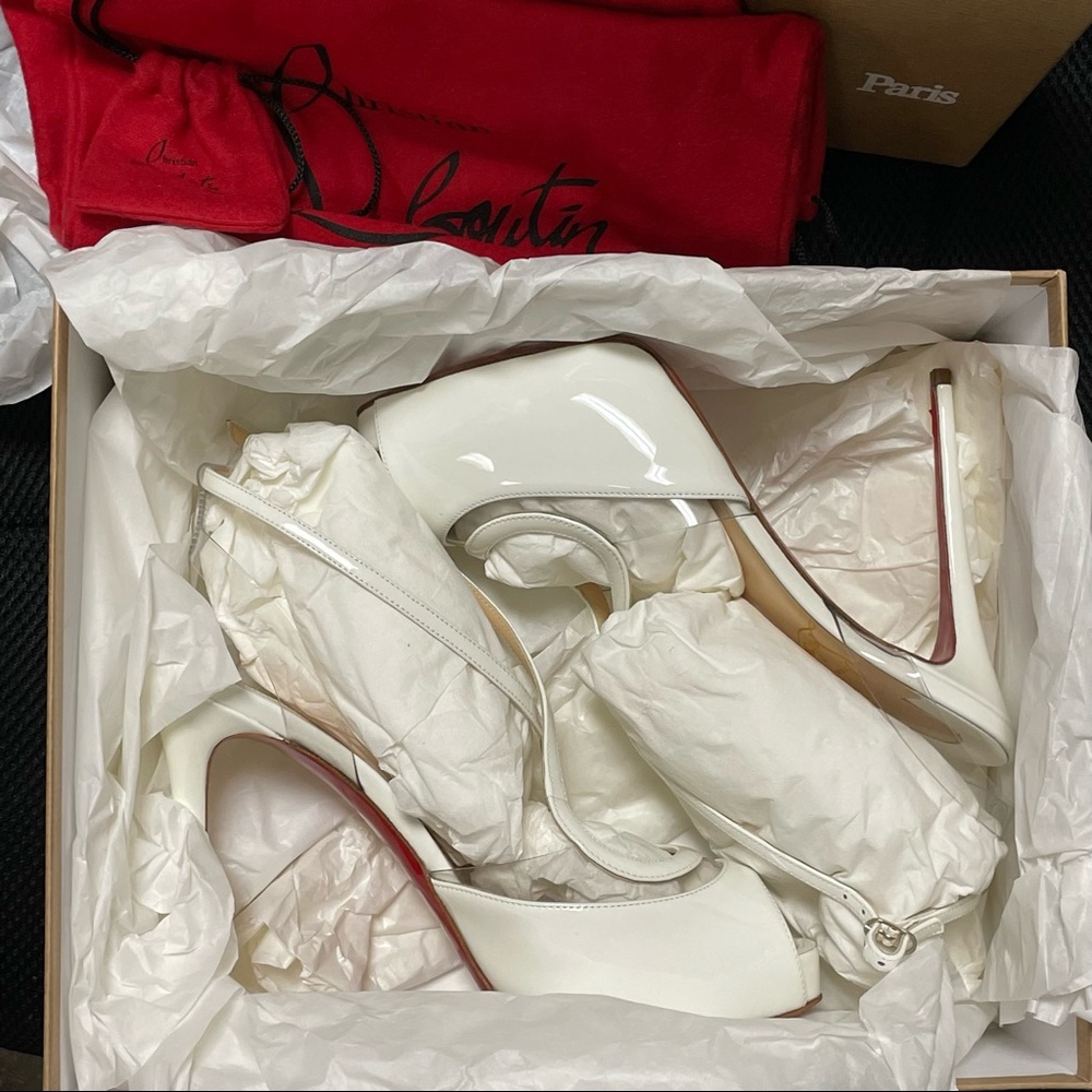 NWT❤️Christian Louboutin❤️ Cupidivipi 120 Platform Heels - Picture 5 of 10